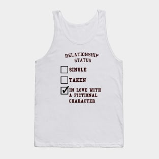 In Love With A Fictional Character Tank Top